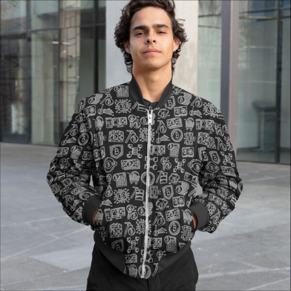 Bomber Jacket - Stylish and Trendy for Crypto Enthusiasts - Image 2