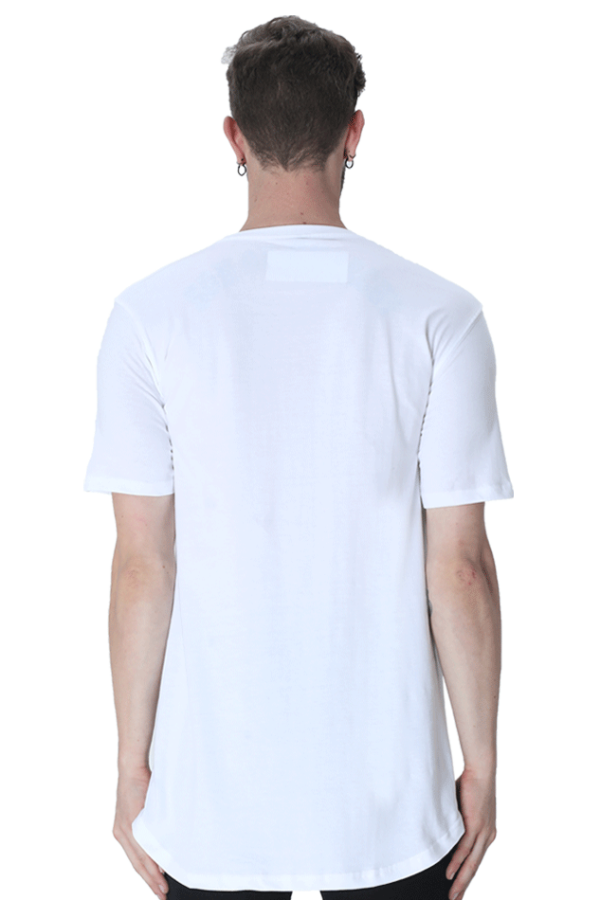 Longline Curved T-Shirt - Modern Style and Comfort - Image 2