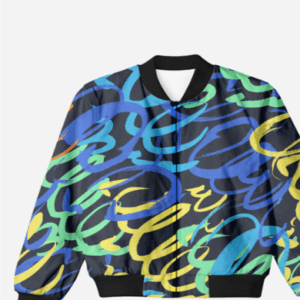 Colorful Bomber Jacket - Vibrant Style and Comfort