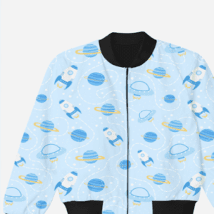 Kids Bomber Jacket - Space Adventure Theme